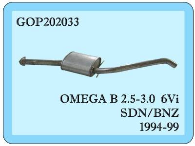 Opel Omega  B  Orta Egzoz