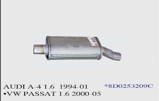 AUDİ A4 ÖN EGZOZ 1.6 -  2.0 (1995 -01) ANA Sedan/Variant
