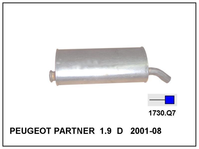 PARTNER 1.9 DİESEL ARKA EGZOZ 2001-2008