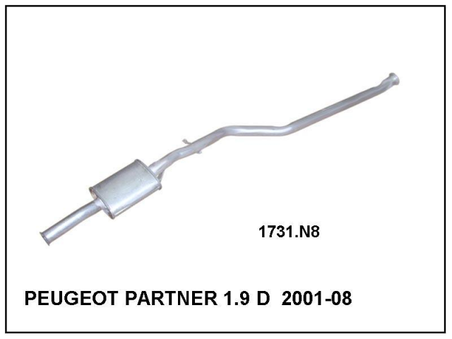 PEUGEOT PARTNER 1.9D ORTA EGZOZ. (2001 - 08)