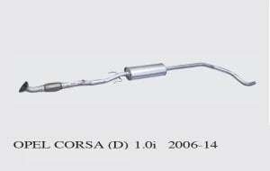 OPEL CORSA D  ORTA EGZOZ   1.0 (2006 - 14)