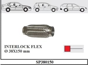 EGZOZ SPİRALİ ÜNİVERSAL 38 X 150 MM İNTERLOCK