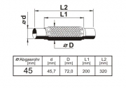 EGZOZ SPİRALİ ÜNİVERSAL Ø 77 X 254 mm İNTERLOCK