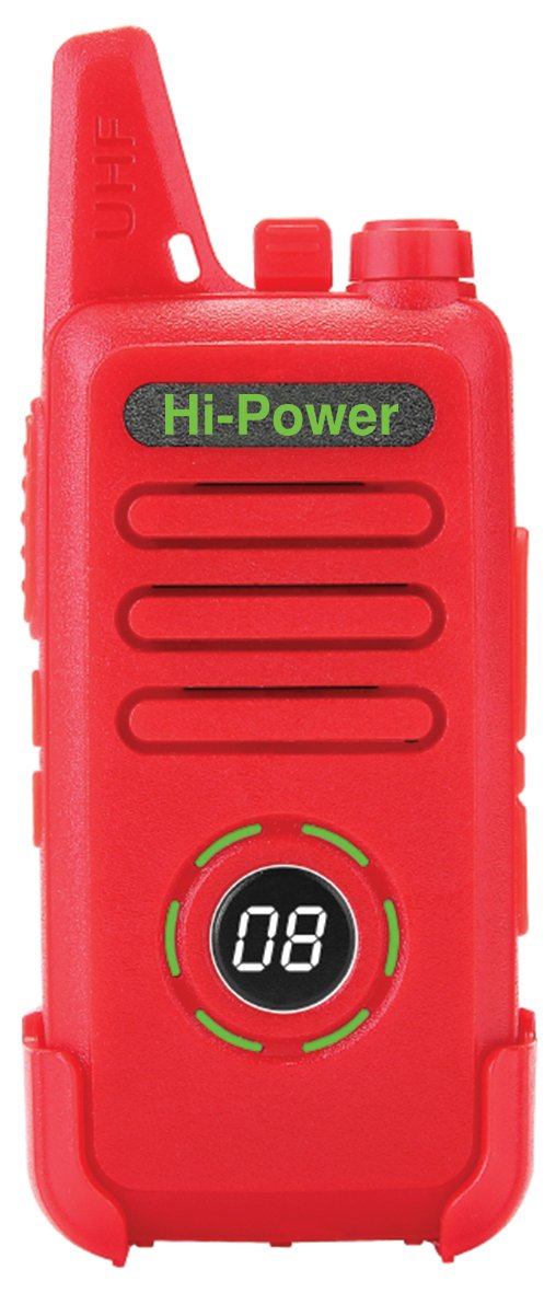 Teknoben Hi Power Lisanssız El Telsizi Kırmızı