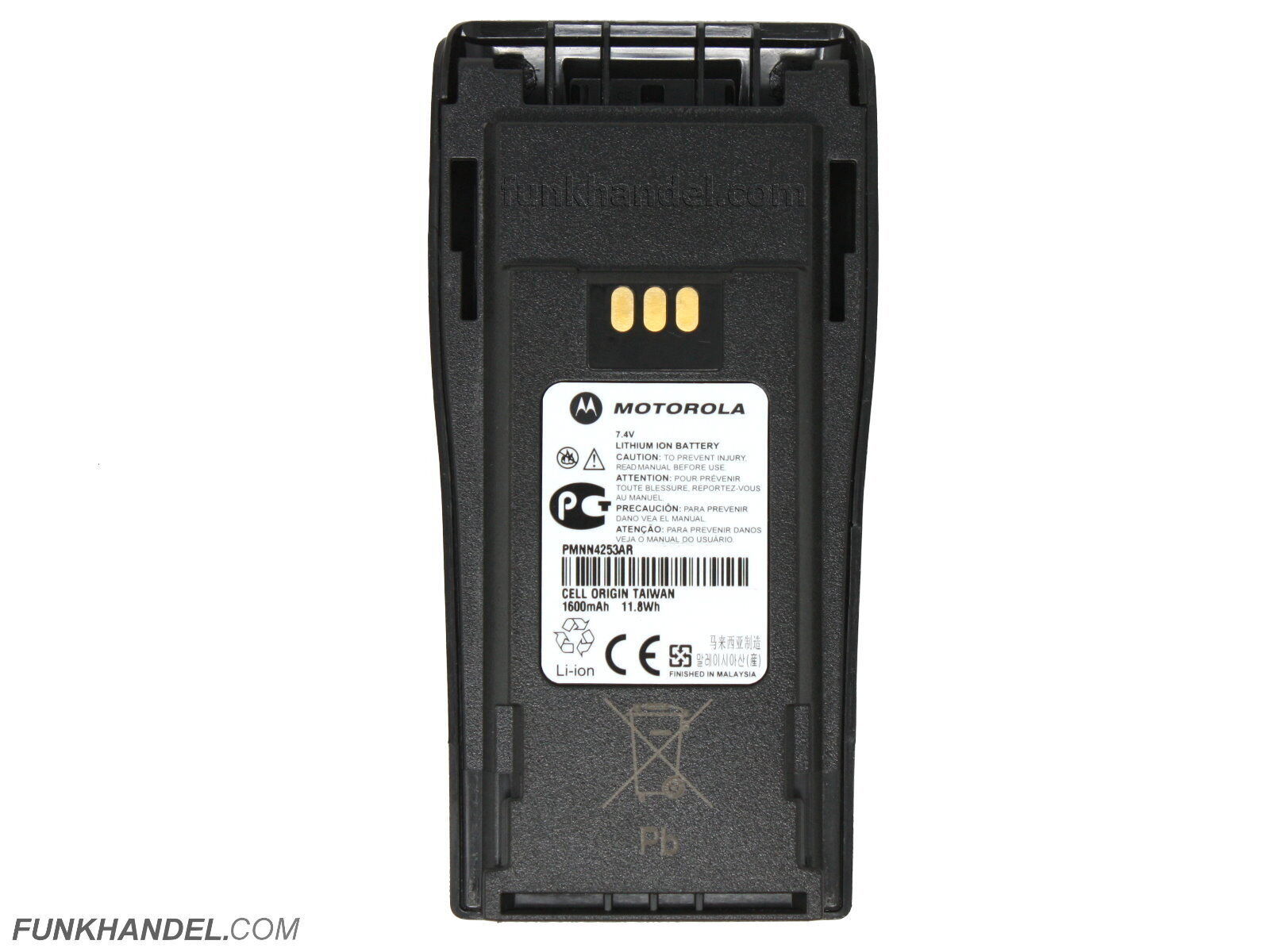 Motorola DP1400 PMNN4253AR 1600 mAh Li İon batarya