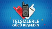 Teknoben Hi Power Lisanssız El Telsizi Siyah 4 Lü Set + 4 Çengel Kulaklık