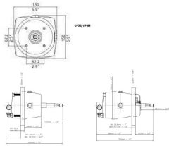 UFLEX UP56/68 Hidrolik Dümen pompası
