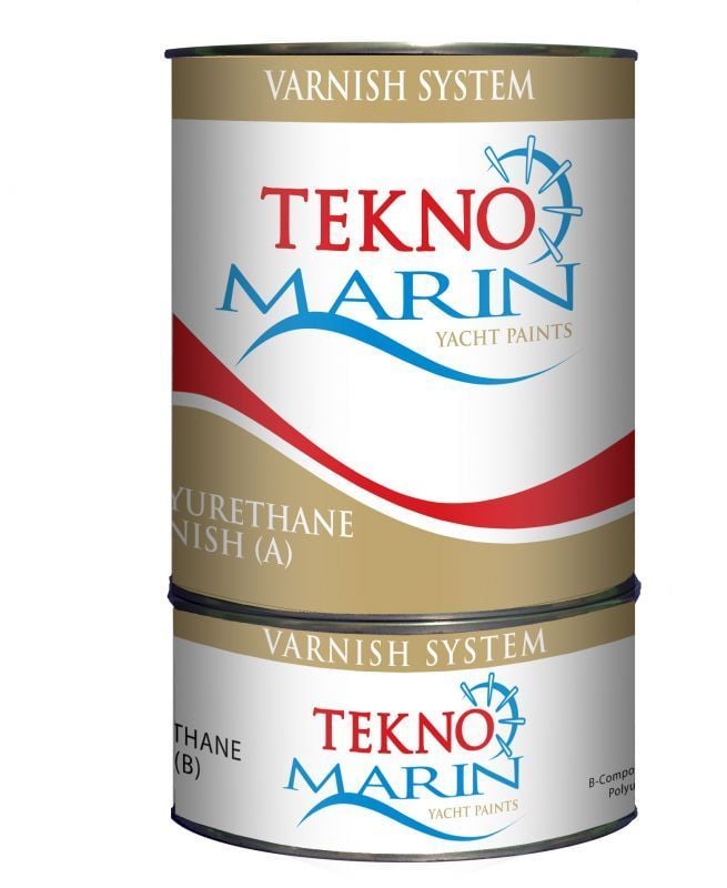 TEKNOMARİN Polyüretan Tekne Verniği Yarımat