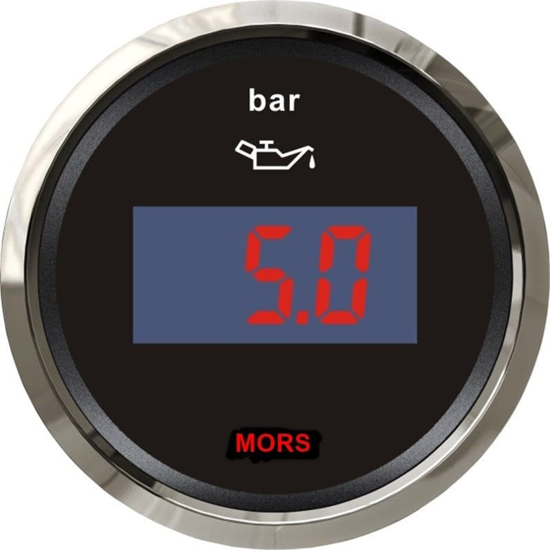 MORS Dijital Yağ basınç Göstergesi  5 Bar SYH
