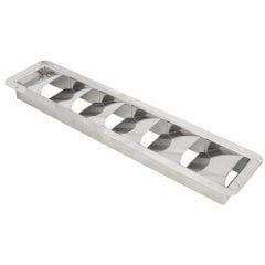 Louver Havalandırma,Paslanmaz, L 525 mm X W 76 mm X Η 27 mm