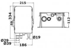 Europump duş boşaltma sistemi 12V