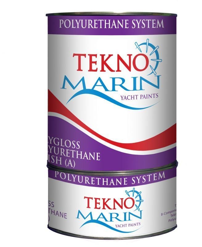 TEKNOMARİN Polygloss Polyüretan Sonkat Tekne boyası, 1 kg