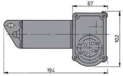 Vetus RWS Tip silecek motoru