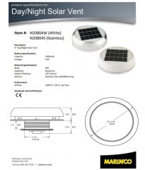 Solar Havalandırma Paslanmaz çelik