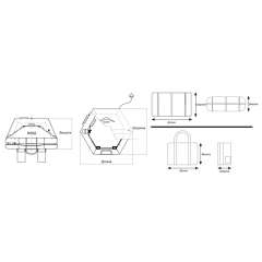 Lalizas ISO RACING Cansalı-Liferaft 8 Kişilik Konteyner Tip