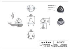 Spinlock, BE10/TF Bullseye Halat yönlendirici, 10mm