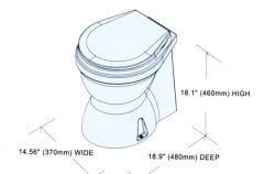 TMC Elektrikli lüks marin tuvalet  24V