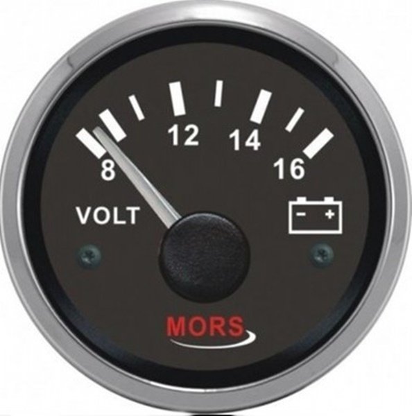 MORS Voltmetre 12V 55 mm SYH