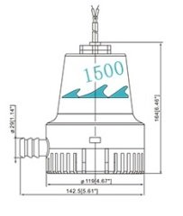 Seamaxx Sintine Pompası 1500GL / 12V
