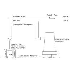 mz electronic sintine pompası anahtarı-otomatiği, 12-24V