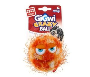 Gigwi Köpek Oyuncak Crazy Ball Çılgın Kirpi Top 6 cm Turuncu