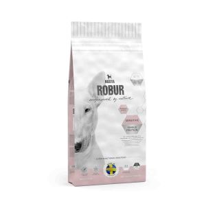 Bozita Robur Sensitive Single Protein Somonlu Tahılsız Yetişkin Köpek Maması 12.5 KG