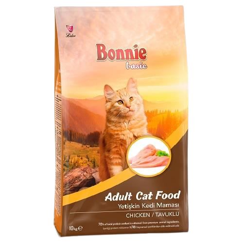 Bonnie Tavuklu Yetişkin Kedi Maması 10 KG
