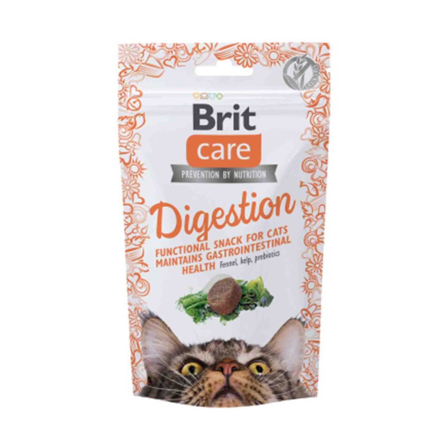 Brit Care Snack Digestion Sindirim Sistemi Düzenleyici Kedi Ödül Maması 50gr