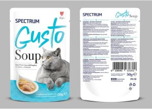 Spectrum Gusto Balkabaklı ve Ton Balıklı Kedi Çorbası 50 G