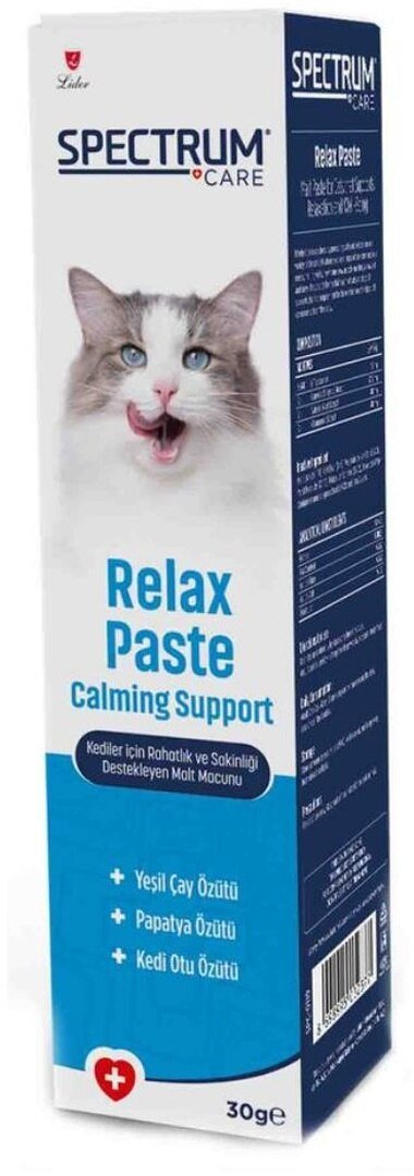 Spectrum Relax Paste Kediler İçin Rahatlık ve Sakinlik Malt Macunu 30 G
