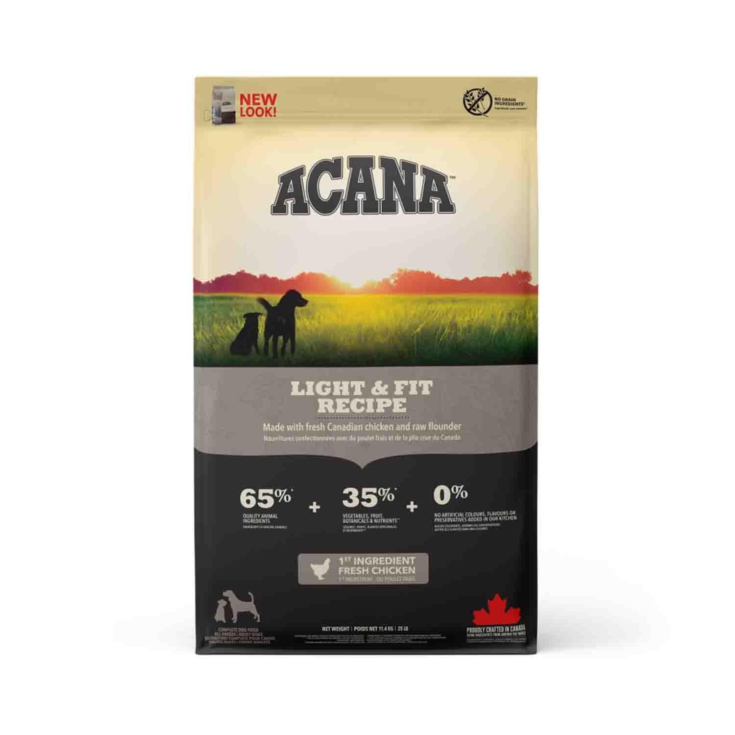 ACANA Heritage Light Fit Fazla Kilolu Köpekler İçin 11.4 Kg