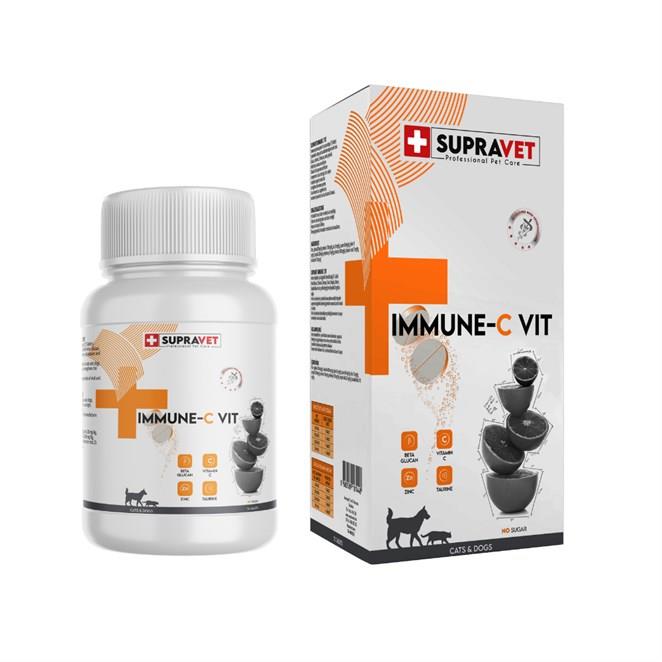 Supravet Immune Kedi ve Köpek için Bağışıklık Sistemi Güçlendirici Tablet (75 Tablet)