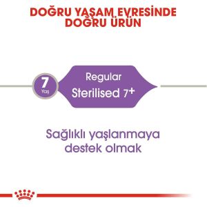 Royal Canin Sterilised +7 Kisirlaştirilmiş Yaşli Kedi Mamasi 3,5 Kg