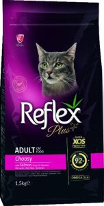Reflex Plus Choosy Seçici Kediler İçin Somonlu Yetişkin Kedi Maması 1.5 Kg