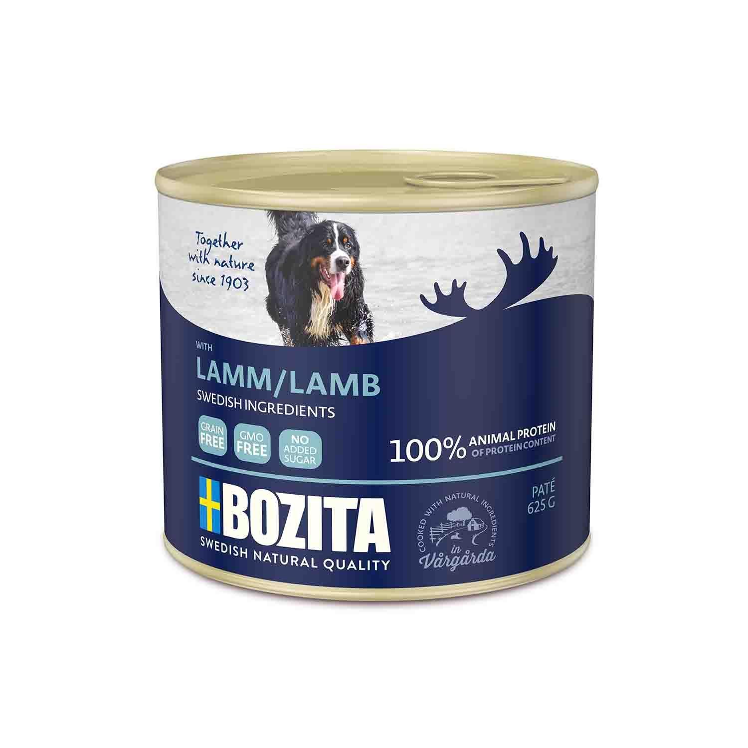 Bozita Natural Tahılsız Kuzu Etli Konserve Yetişkin Köpek Maması 625 G
