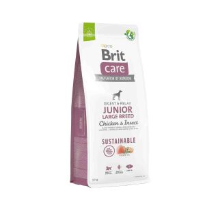 Brit Care Digest & Relax Tavuklu Larvalı Büyük Irk Yavru Köpek Maması 12 Kg