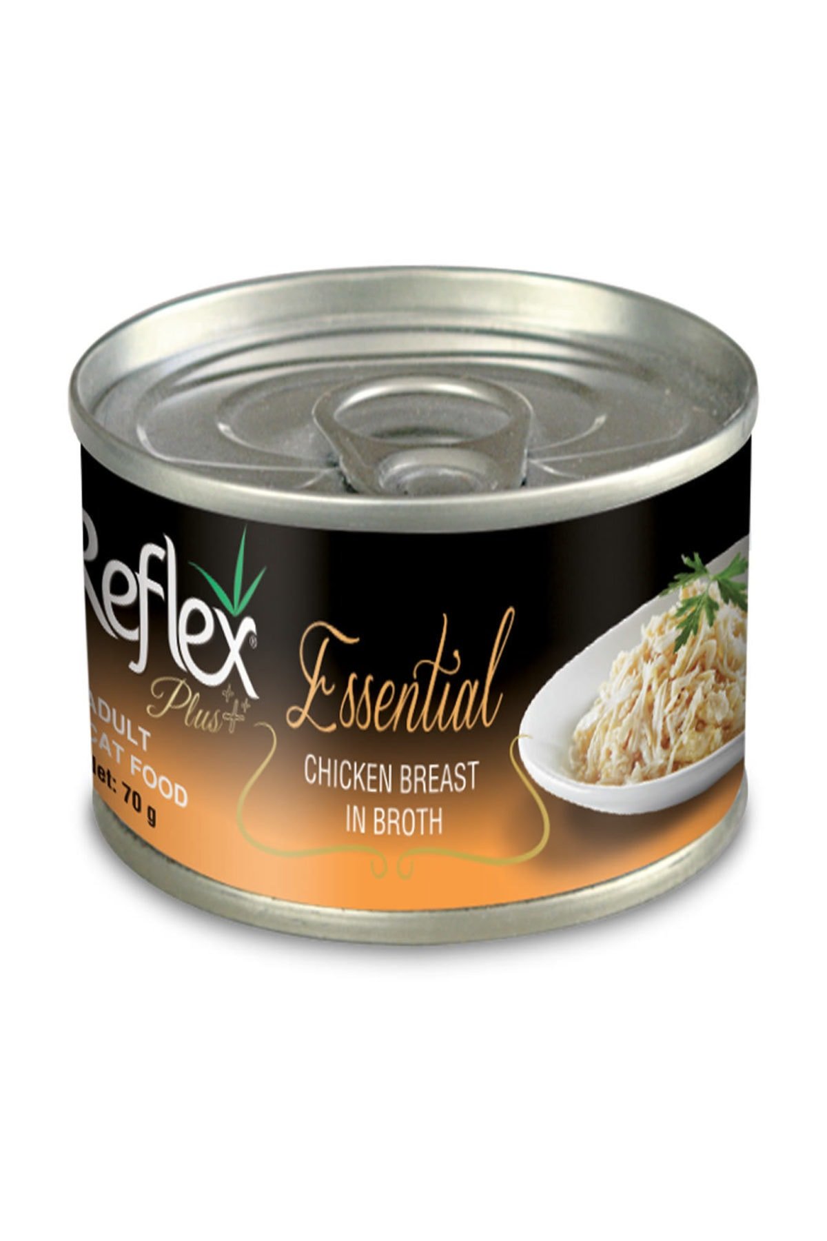 Reflex Plus Essential Et Suyu İçinde  Tavuk Gögüslü Kedi Konservesi 70 gr