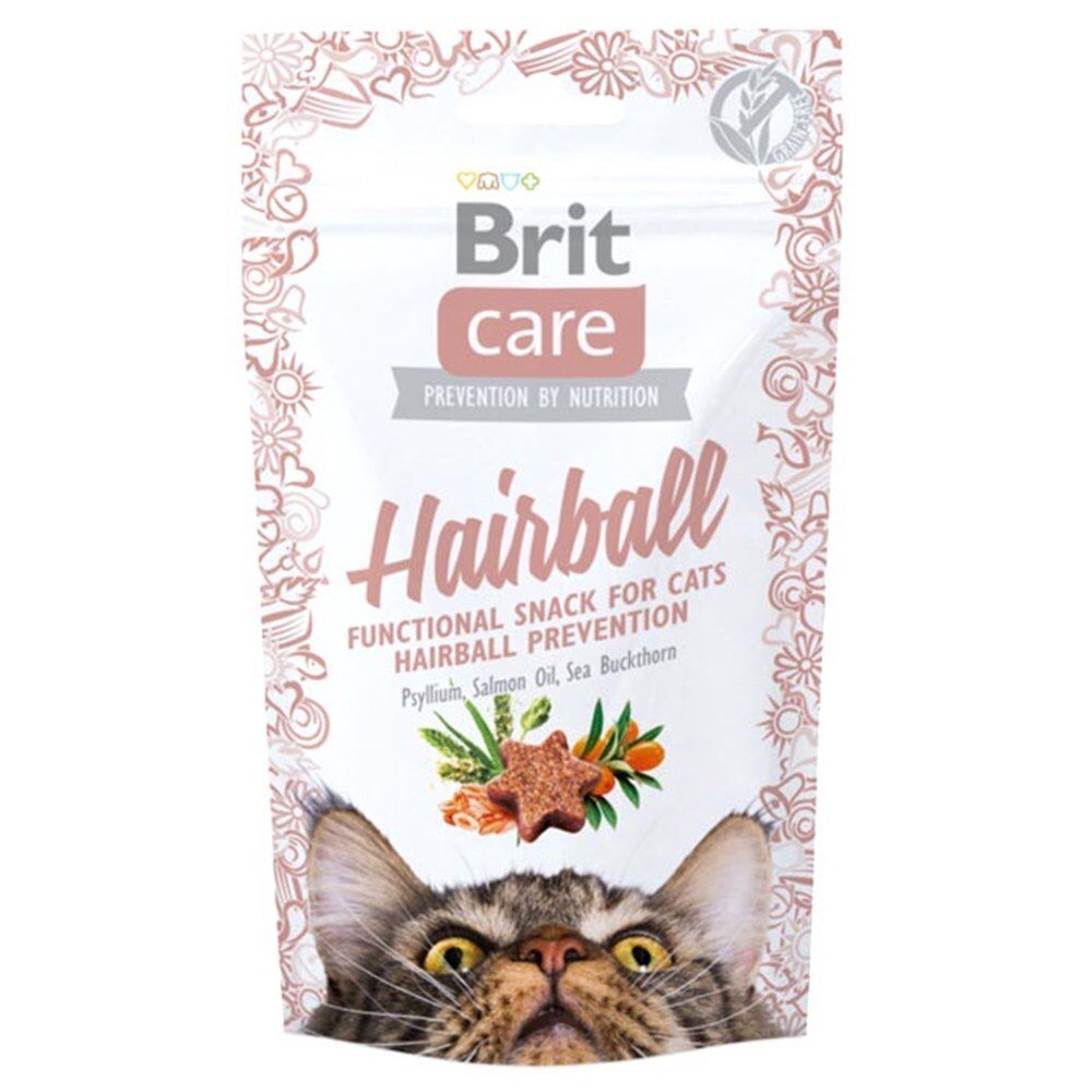 Brit Care Snack Hairball Ördekli Kedi Ödülü 50 G