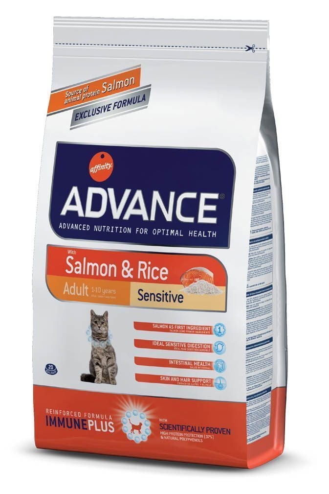 Advance Sensitive Somonlu Yetişkin Kedi Maması 1.5 Kg