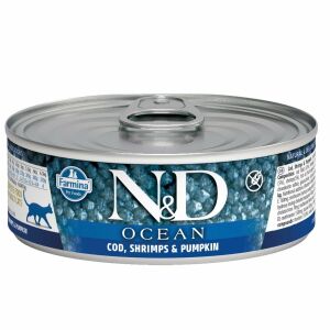 N&D Ocean M.Balığı & Karides &Balkabağı Yavru Kedi 80 Gr