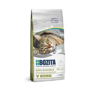 Bozita Indoor Tavuklu Kısılaştırılmış Yetişkin Kedi Maması 10 KG