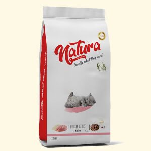 Natura Preminyum Düşük Tahıllı Tavuklu Yavru Kedi Maması 2 Kg