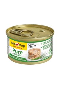 Gimdog Pure Delight Tavuklu ve Kuzulu Konserve Yetişkin Köpek Maması 85 G