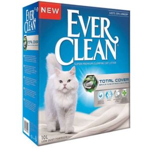 Ever Clean Total Cover (Koku Önleyici) Kokusuz Kedi Kumu 10 Lt