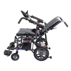 Comfort Plus DY01102 Portatif Lityum Pilli Akülü Tekerlekli Sandalye Baş Destekli Sırt Yatar