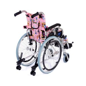 Comfort Plus KY980LQ-30 Alüminyum Pediatrik Özellikli Çocuk Tekerlekli Sandalye Pembe