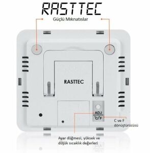 Alarmlı Buz Dolabı Derecesi - Sesli ve Görsel Uyarı - TK0301 - RASTTEC