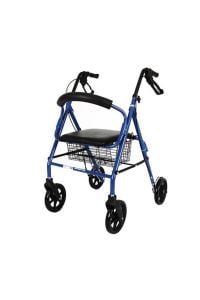 Comfort  Alüminyum Tekerlekli Rolatör kalın tekerli sepetli Rollator yürüteç