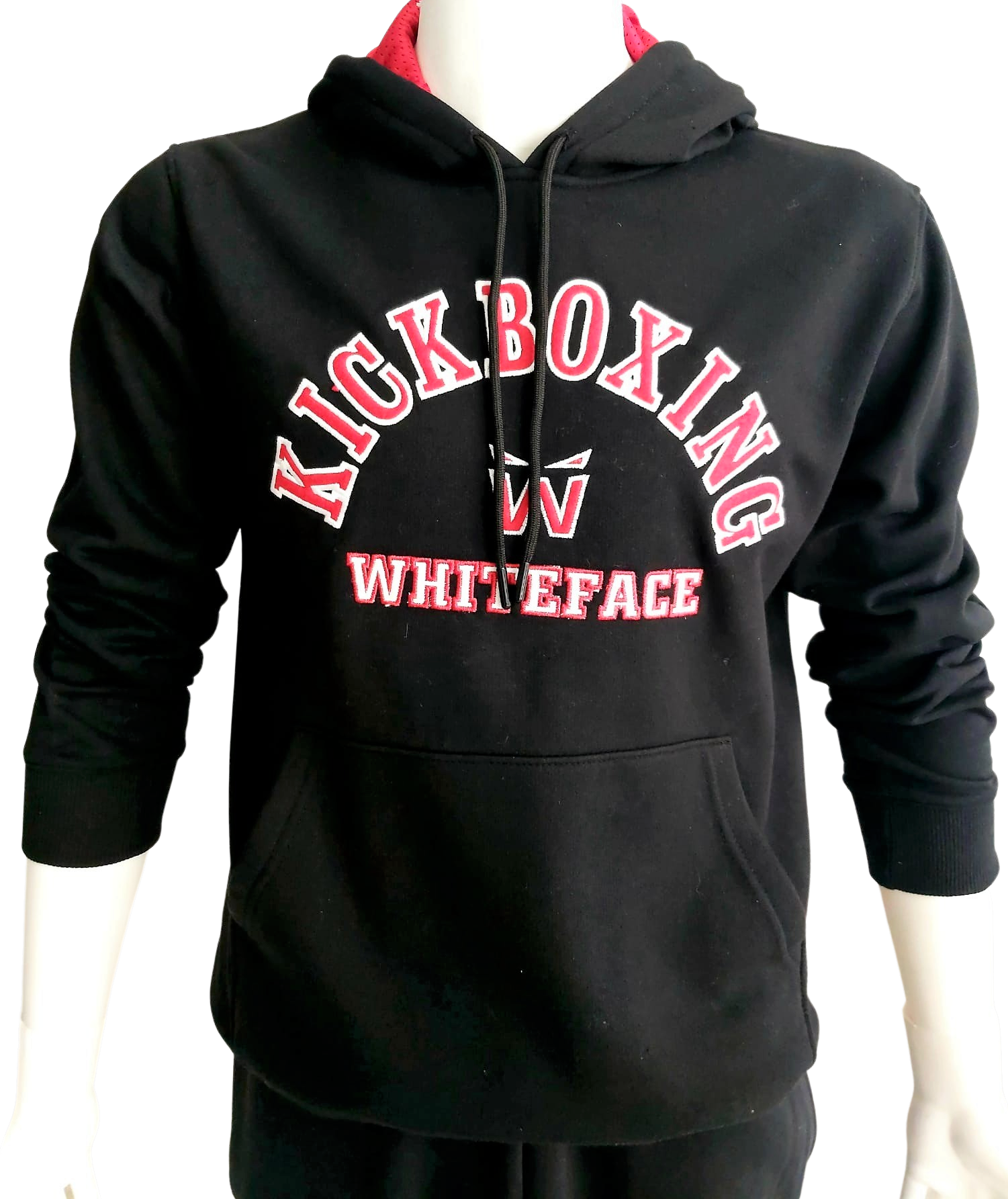 WHİTEFACE KİCKBOKS KAPÜŞONLU SWEATSHİRT (SİYAH)