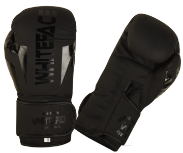 Whiteface SHADOW (GÖLGE) Boks/Kickboks/Muay Thai Eldiven (Siyah) WTFB316